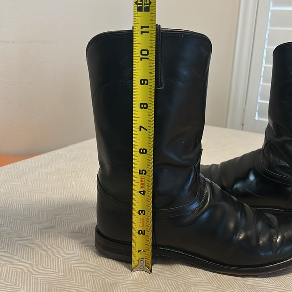 JUSTIN JACKSON BLACK BOOTS for men’s. - Picture 12 of 12